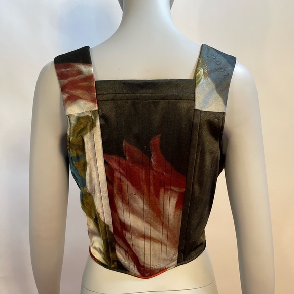 Vivienne Westwood BRAND NEW CAGE CORSET BOSSCHAERT PRINT IT 42 NWT - Picture 7 of 16